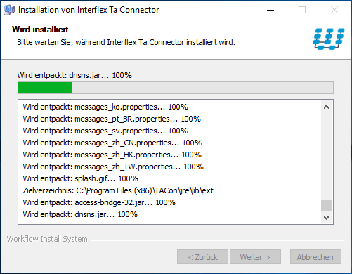 Installation TA Con 4 Installation TA Con 4